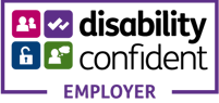 The Disability Confident employer logo