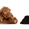 Tea bags and coffee grounds