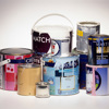 Empty paint tins